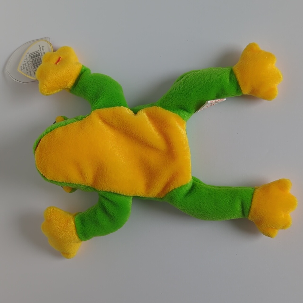 Ty lot Smoochy beanie babies beanie buddies McDonald's frogs with tags 97-99 - Picture 6 of 11